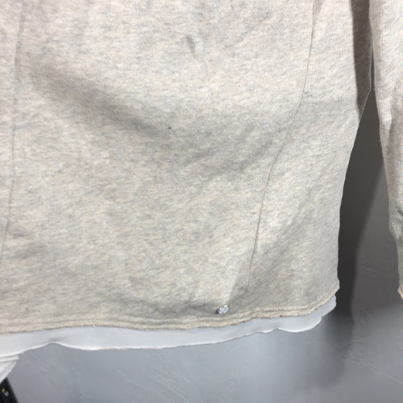 Point Zero tan hooded cardigan size large - Picture 6 of 10